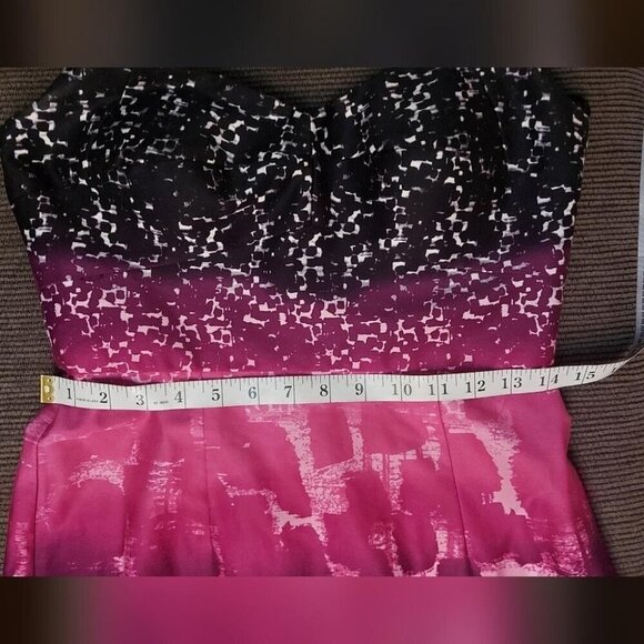 Calvin Klein Ombre Cross-Strap Dress Formal Date Night Wedding Guest Look - Picture 8 of 11